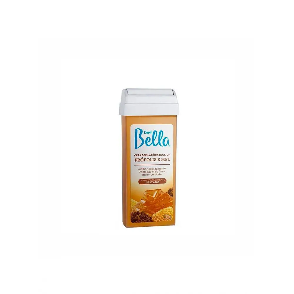 Cera Depilatória Roll On Depil Bella Própolis Refil 100g