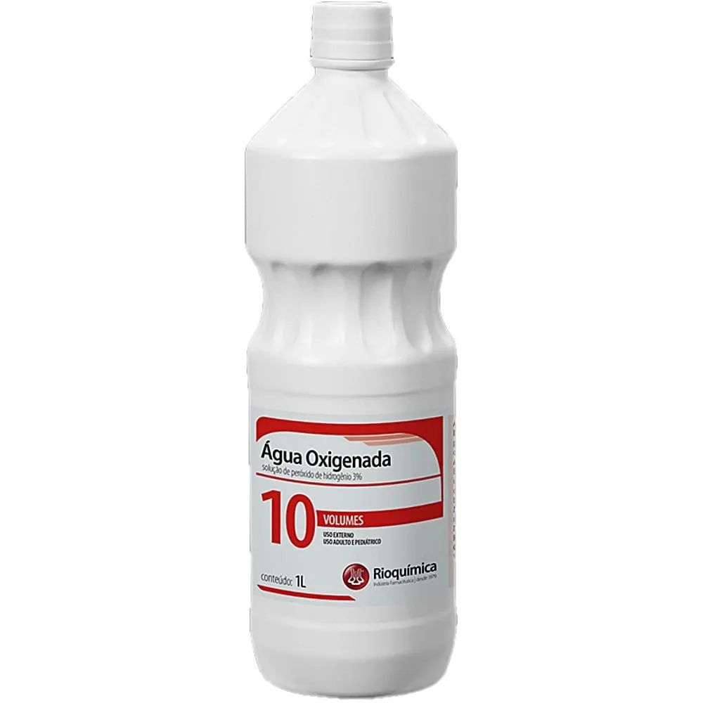 Água Oxigenada Rioquímica 10 Volumes 1 Litro - Unidade