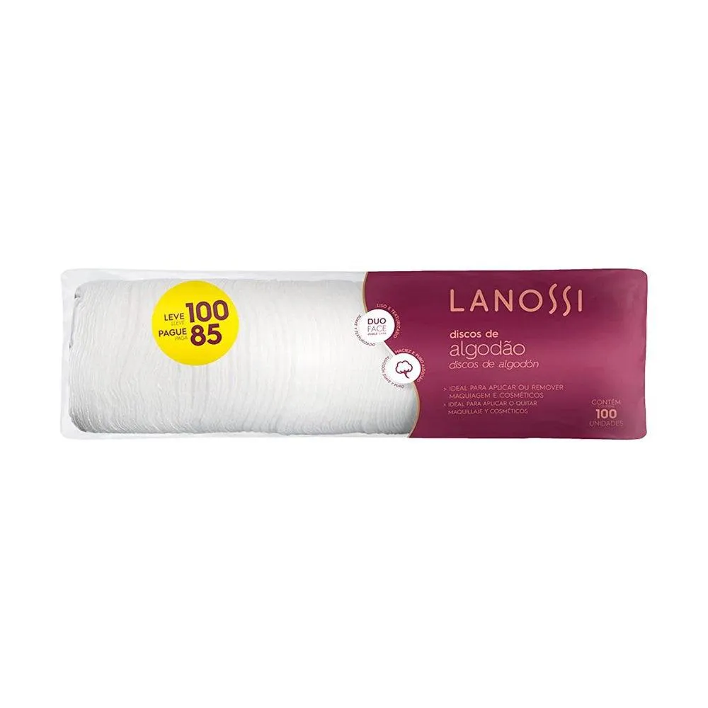 Algodão Lanossi Disco 100 Un