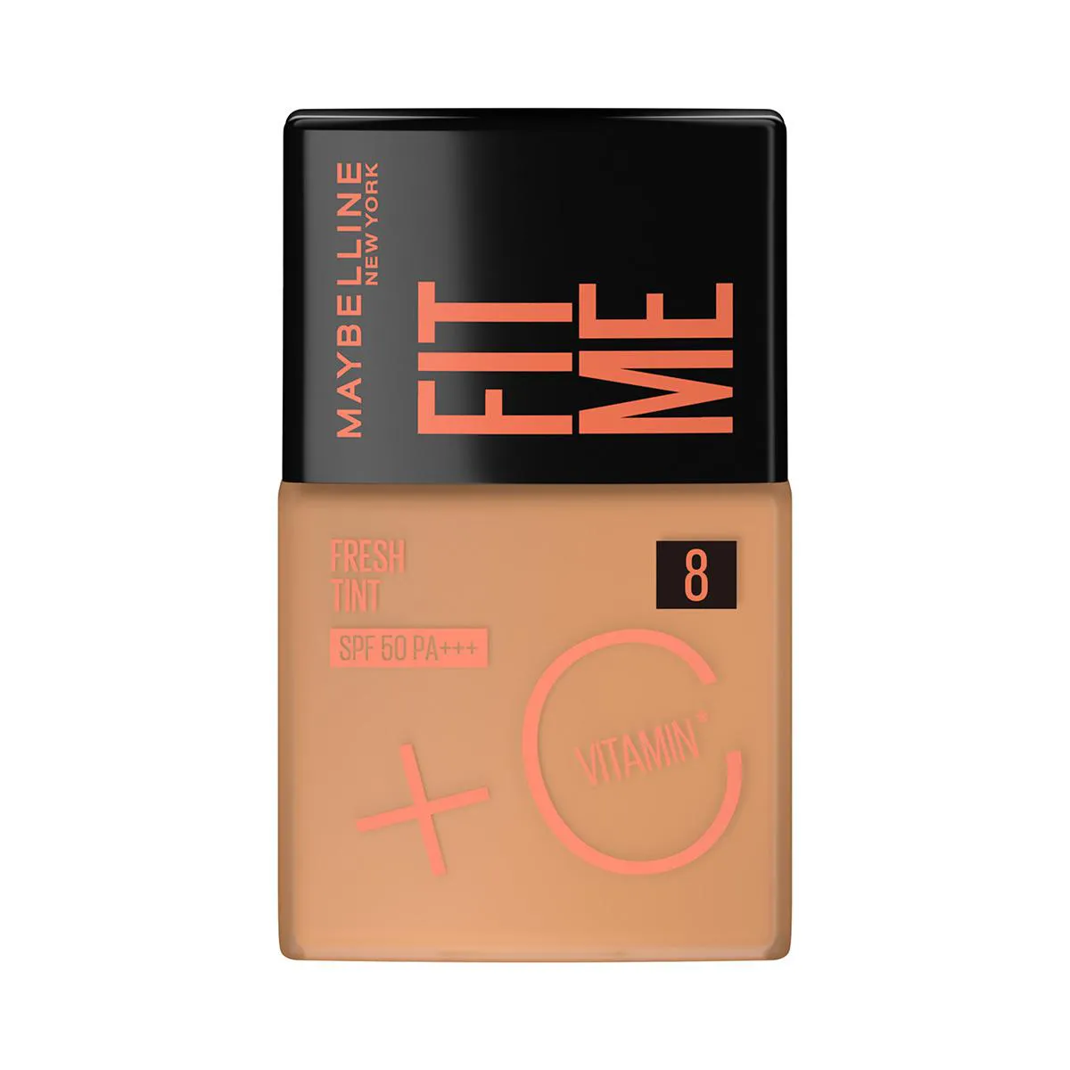 Base Líquida Maybelline NY Fit Me Fresh Tint Vitamina C FPS 50 30ml - Cor 08