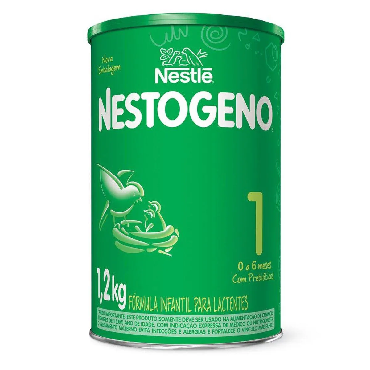 Fórmula Infantil Nestogeno 1 Nestlé 0 a 6 meses 1,2kg