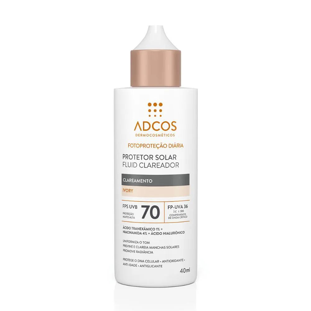 Protetor Solar Fluid Clareador Fps 70